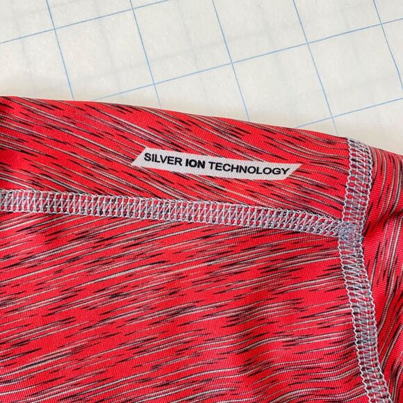 Men’s Large Polo Shirt Iron Joc G & V Red Short Sleeve Athletic - Picture 13 of 14